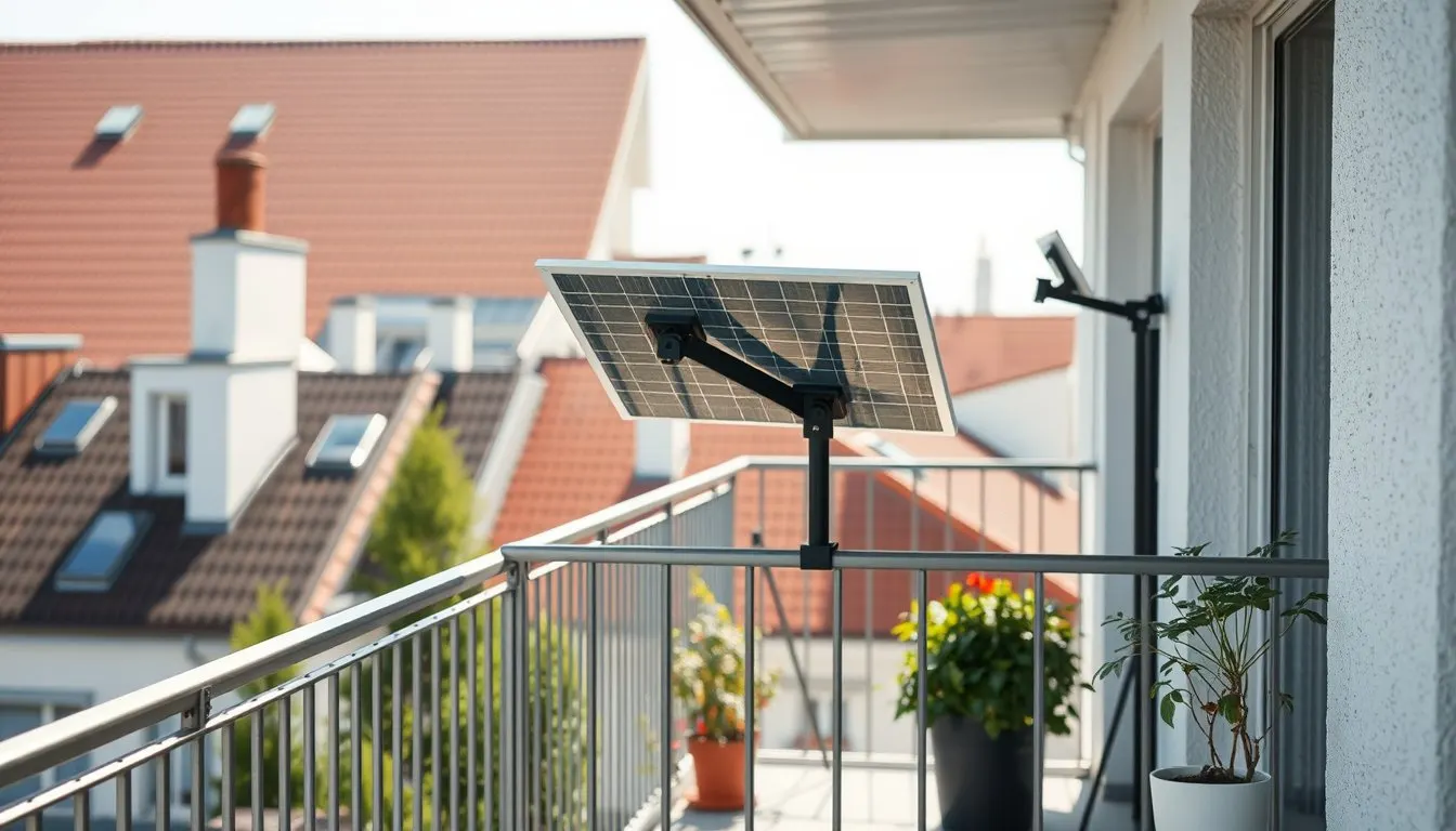Montage von Solarmodulen auf Balkongeländern – Tipps und Tricks